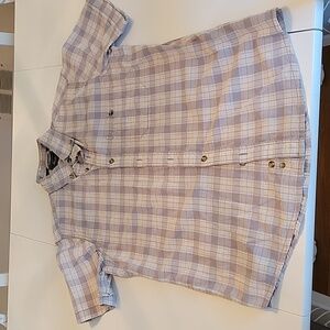 G.H. Bass & Co. Men's Short Sleeve Plaid shirt
